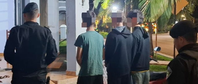 ALEM: Desarticularon banda juvenil dedicada al robo, tres menores demorados