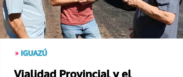 Vialidad Provincial y el Municipio avanzan en obras estratégicas de conectividad