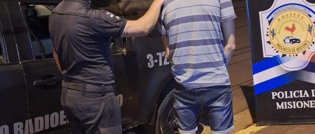 OBERÁ: Detuvieron a un joven acusado de agredir a un motociclista y robar en una vivienda