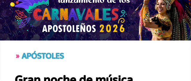Gran noche de música, gastronomía y carnaval con la llegada de Hoy Pinta XII al Espacio Joven