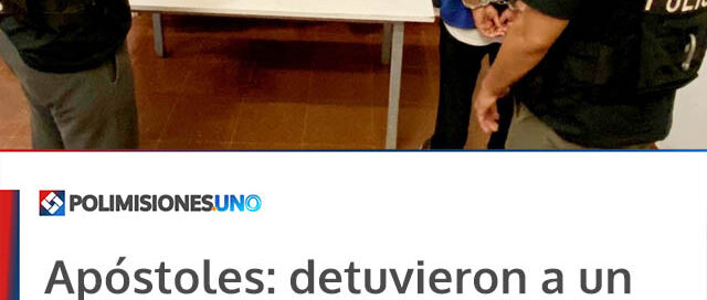 Apóstoles: detuvieron a un joven con antecedentes y esclarecieron dos robos a vecinos