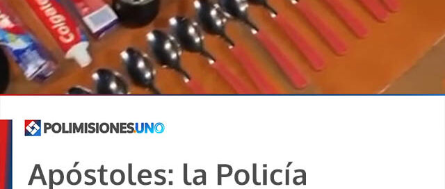 Apóstoles: la Policía esclareció un robo en el barrio Szczesny y recuperó elementos sustraídos