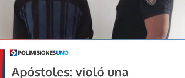 Apóstoles: violó una prohibición judicial, le robó a su madre y fue detenido