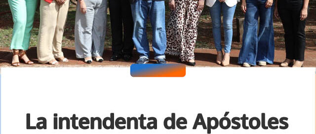 La intendenta de Apóstoles participó de una reunión con Hugo Passalacqua y jefas comunales