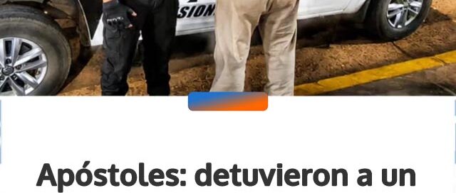 Apóstoles: detuvieron a un conductor que manejaba con 3,42 gramos de alcohol en sangre