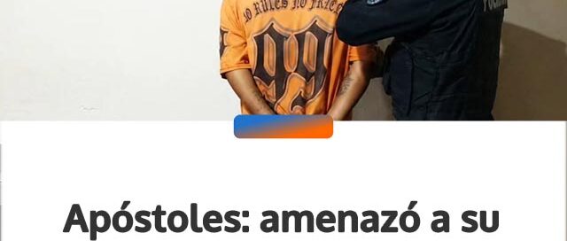 Apóstoles: amenazó a su madre con un machete y fue detenido durante la madrugada